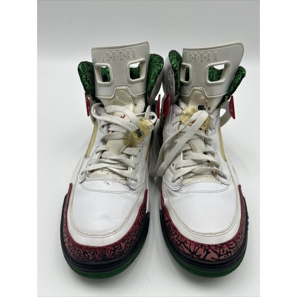 Nike Air Jordan Spizike 315371-125 White Varsity Red Cement Grey Men’s Size 14 main image 6